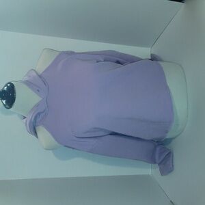 VS Pink cold shoulder Light purple Lilac hoodie Size Medium No String